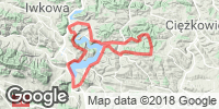 Track GPS Naokoło Jeziora Rożnowskiego